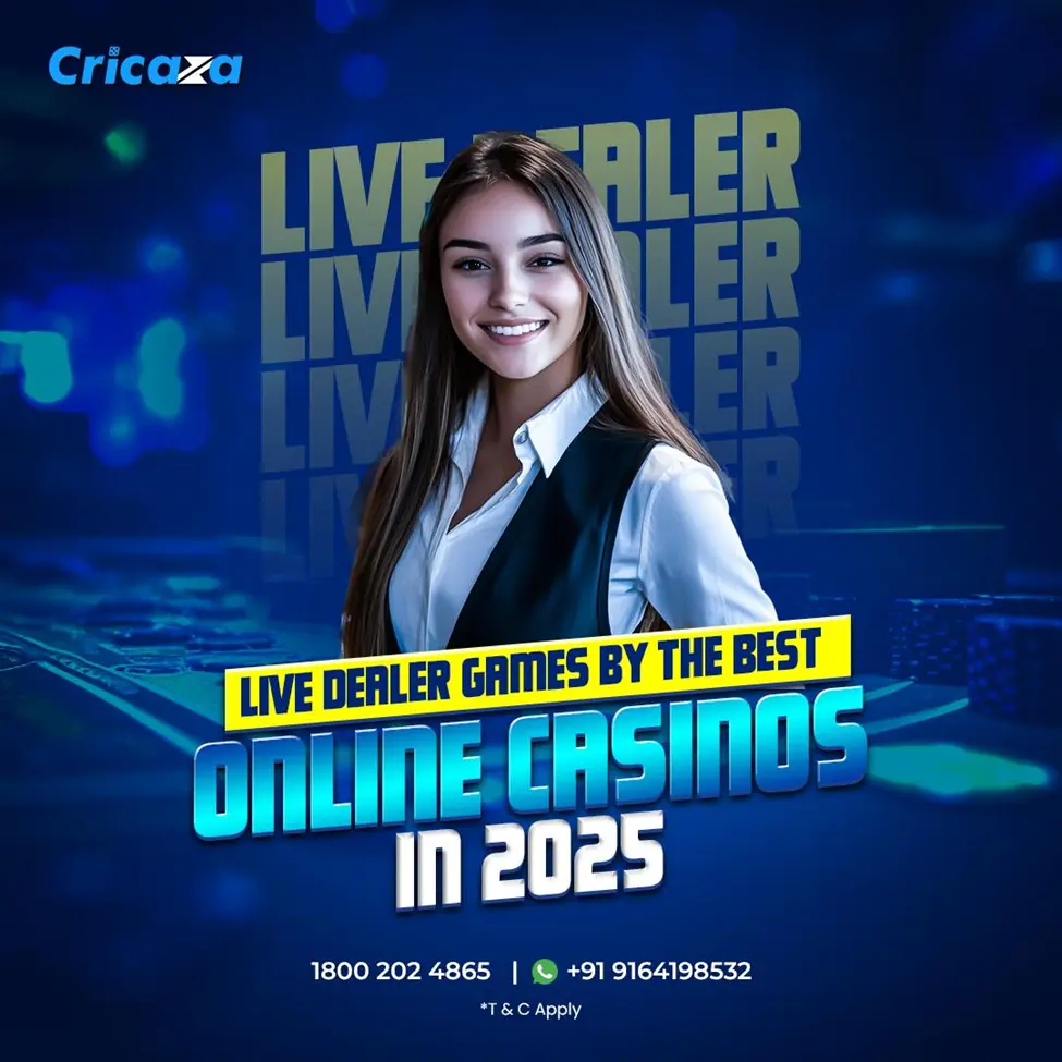 Live Dealer Games by the Best Online Casino in 2025 | Cricaza